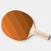 Desert Teal Bold Stripes Tischtennis Schläger (Seitenansicht)