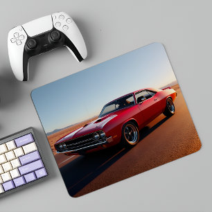 Desert Thunder Classic Muscle Car Mousepad