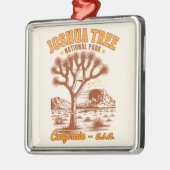 Desert Vibes Joshua Tree National Park Art Ornament Aus Metall (Links)
