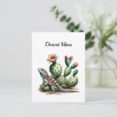 Desert Vibes Postkarte (Stehend Vorderseite)