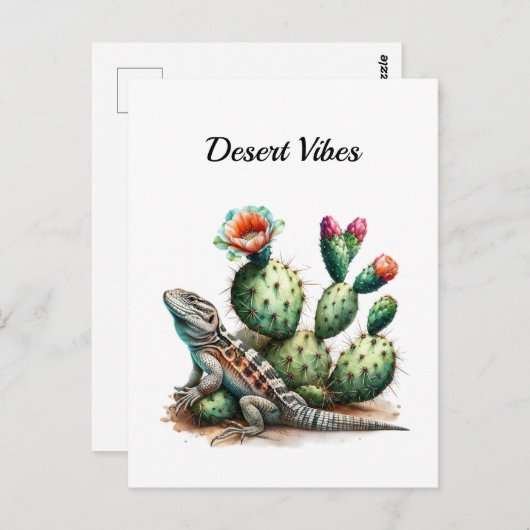 Desert Vibes Postkarte (Vorne/Hinten)