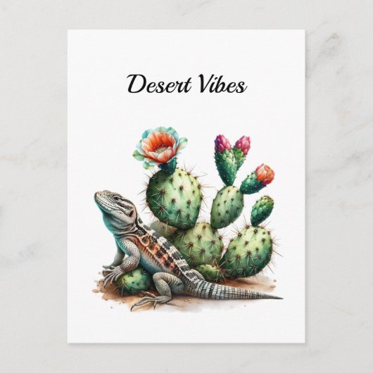 Desert Vibes Postkarte (Vorderseite)