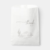 Desert Vibes Wedding Danke Landscape ID1019 Geschenktütchen (Vorderseite)