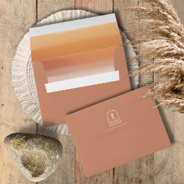 Desert Vibes Wedding Gradient Terra Cotta ID1019