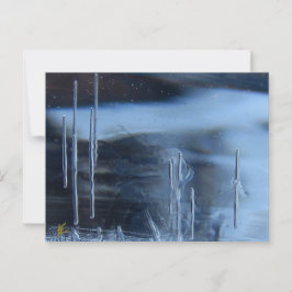 Desert Vision Quest, Saguaro bei Nacht Postkarte