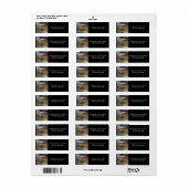 Desert Vista Rücksendeadressen-Aufkleber (Vorne)