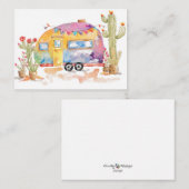 Desert Wanderlust Greeting Card Mitteilungskarte (Vorne/Hinten)