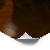 Desert Warrior Greyhound Art - Epic Sci-Fi Dog Poster (Ecke)