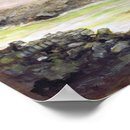 Desert Warrior Iraq Poster (Ecke)