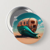 Desert Whale House Button (Vorne & Hinten)