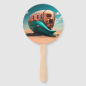 Desert Whale House Fächer (Vorderseite)