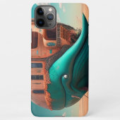 Desert Whale House iPhone Hülle (Rückseite)