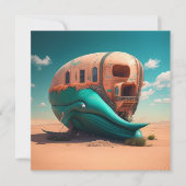 Desert whale house karte (Vorderseite)