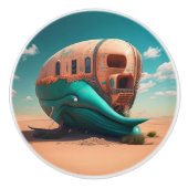 Desert Whale House Keramikknauf (Vorderseite)