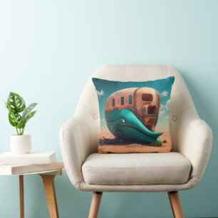 Desert Whale House Kissen