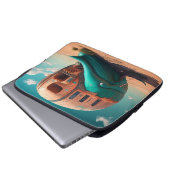 Desert Whale House Laptopschutzhülle (Vorne Knopf)