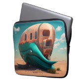 Desert Whale House Laptopschutzhülle (Vorderseite Links)