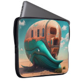 Desert whale house laptopschutzhülle (Vorne Rechts)