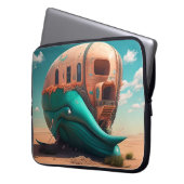 Desert whale house laptopschutzhülle (Vorderseite Links)