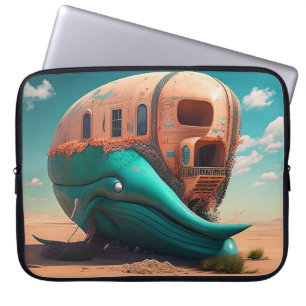 Desert whale house laptopschutzhülle