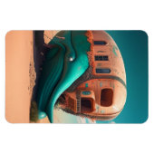 Desert Whale House Magnet (Horizontal)