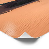 Desert whale house poster (Ecke)