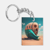 Desert Whale House Schlüsselanhänger (Vorderseite links)