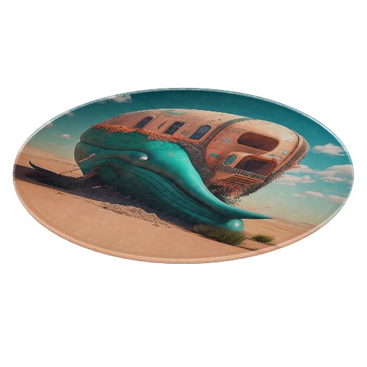 Desert Whale House Schneidebrett (Ecke)