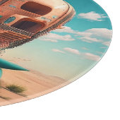 Desert Whale House Schneidebrett (Ecke)