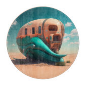 Desert Whale House Schneidebrett (Vorderseite)
