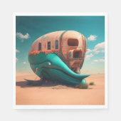 Desert Whale House Serviette (Vorderseite)