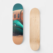 Desert Whale House Skateboard (Vorderseite)