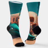 Desert whale house socken (Gewinkelt)