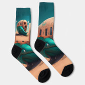Desert whale house socken (Rechts)