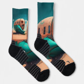 Desert whale house socken (Rechts)