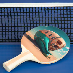Desert Whale House Tischtennis Schläger