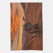 Deserts | Bactrian Camel Egypt Sand Dune Geschirrtuch (Vertikal)