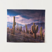 Deserts | Cactus Landscape Argentina Wandteppich (Vorderseite (Horizontal))