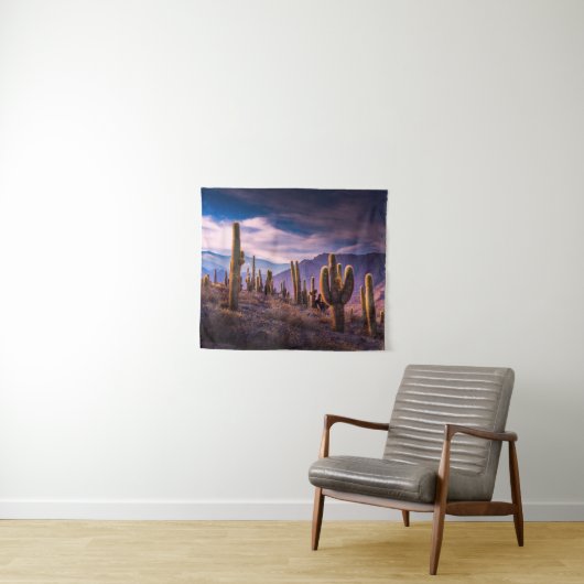 Deserts | Cactus Landscape Argentina Wandteppich (Beispiel (Horizontal))