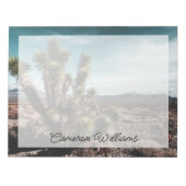 Deserts | Cholla Cactus Notizblock (Vorderseite)