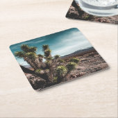 Deserts | Cholla Cactus Rechteckiger Pappuntersetzer (angewinkelt)