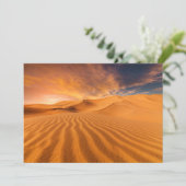 Deserts Desert in the United Arab Emirates Dankeskarte (Stehend Vorderseite)