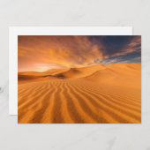 Deserts Desert in the United Arab Emirates Dankeskarte (Vorne/Hinten)