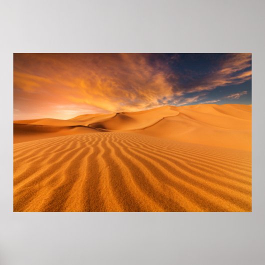 Deserts Desert in the United Arab Emirates Poster (Vorne)