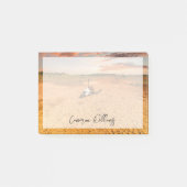 Deserts | Desert with Cow Skull Post-it Klebezettel (Vorderseite)