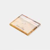 Deserts | Desert with Cow Skull Post-it Klebezettel (angewinkelt)