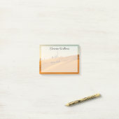 Deserts | Dubai's Skyline View with Camels Post-it Klebezettel (Auf Schreibtisch)