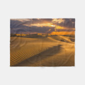 Deserts | Landscape of Sand Dunes Fleecedecke (Vorderseite (Horizontal))