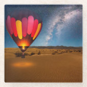 Deserts | Mesquite Dunes Death Valley Glasuntersetzer (Vorderseite)