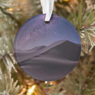 Deserts Milky Way Starry Sky Sand Dune Dubai Ornament